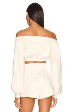 Camila Coelho Kenzie Pullover Bone 8 Camila Coelho Kenzie Pullover Bone -Camila coelho Shop COEL WK73 V3