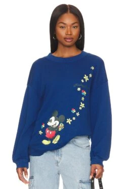 Golden Pullover Navy Peony