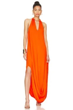 Cult Gaia Luna Gown Poppy