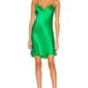Mini Bias Slip Dress Emerald -Camila coelho Shop DANN WD23 V1