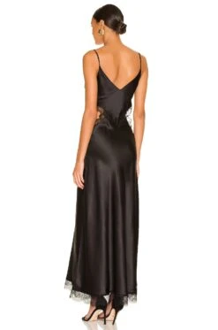Lace Cut Out Slip Dress Black -Camila coelho Shop DANN WD24 V3