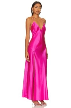 Halter Maxi Dress Hot Fuschia -Camila coelho Shop DANN WD48 V2