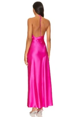 Halter Maxi Dress Hot Fuschia -Camila coelho Shop DANN WD48 V3