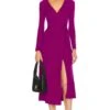 DIANE VON FURSTENBERG Astrid Dress Red Purple 2 DIANE VON FURSTENBERG Astrid Dress Red Purple -Camila coelho Shop DVF WD490 V1