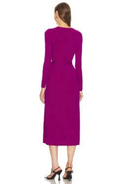 DIANE VON FURSTENBERG Astrid Dress Red Purple -Camila coelho Shop DVF WD490 V3