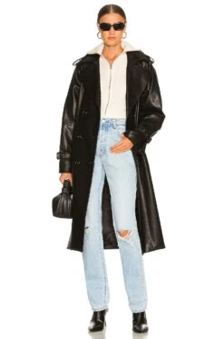 Oliver Trench Coat Black