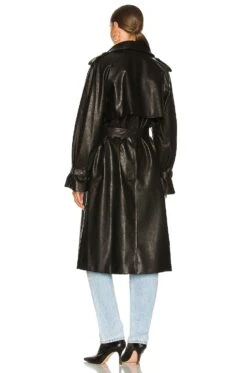 Oliver Trench Coat Black -Camila coelho Shop EAVR WO97 V4