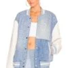 Varsity Jacket Light Blue And Ivory -Camila coelho Shop EBDR WO2 V1
