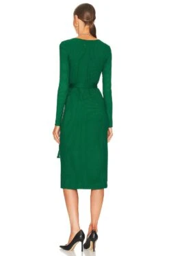A Coste Wrap Dress Dark Emerald -Camila coelho Shop ENZA WD421 V3