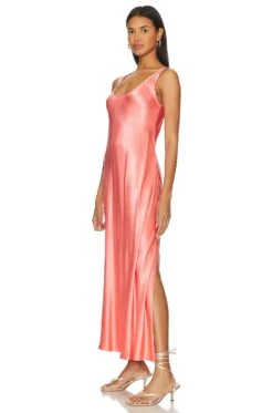 Satin Tank Dress Coral -Camila coelho Shop ENZA WD463 V3