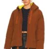 ESSENTIEL ANTWERP Chameleon Puffer Jacket Sepia 1 ESSENTIEL ANTWERP Chameleon Puffer Jacket Sepia -Camila coelho Shop ESSE WO26 V1