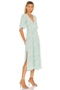 Faithfull The Brand Rivera Midi Dress Zoe Floral Print -Camila coelho Shop FAIB WD323 V2