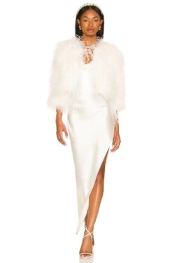 Fleur Du Mal Cowl Neck Dress With Pearl Tassels Ivory 11 Fleur Du Mal Cowl Neck Dress With Pearl Tassels Ivory -Camila coelho Shop FLER WD14 V4