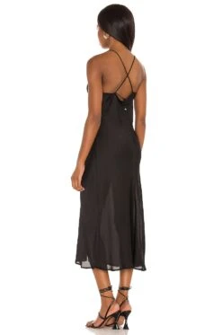 FREE PEOPLE Nothing Better Midi Slip Black 8 FREE PEOPLE Nothing Better Midi Slip Black -Camila coelho Shop FREE WD2121 V3