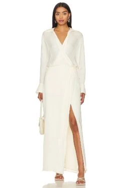 FREE PEOPLE X REVOLVE Aida Maxi Dress Black -Camila coelho Shop FREE WD2592 V1