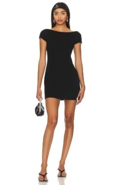 FREE PEOPLE Rosalia Mini Dress Black -Camila coelho Shop FREE WD2594 V1 1