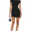 FREE PEOPLE Rosalia Mini Dress Black -Camila coelho Shop FREE WD2594 V1