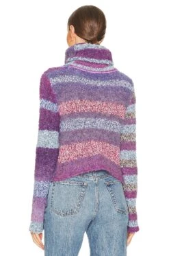 FREE PEOPLE My Girl Turtleneck Top Midnight Pearl -Camila coelho Shop FREE WK1052 V3