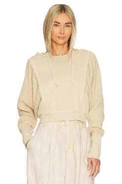 FREE PEOPLE Love Letter Hoodie Jaded -Camila coelho Shop FREE WK1084 V1