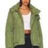 FREE PEOPLE Emmy Swing Puffer Forest Glen -Camila coelho Shop FREE WO720 V1