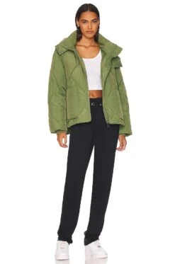 FREE PEOPLE Emmy Swing Puffer Forest Glen -Camila coelho Shop FREE WO720 V5