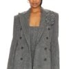 Rose Blazer Grey 1 Rose Blazer Grey -Camila coelho Shop GDMP WO4 V1