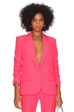 Madison Crepe Blazer Ultra Pink