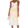 X REVOLVE Gemma Dress Orange Tie Dye Multi -Camila coelho Shop HOOF WD911 V1