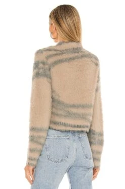 X REVOLVE Decklan Sweater Wheat & Charcoal -Camila coelho Shop HOOF WK137 V3
