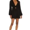 Solana Mini Dress Black -Camila coelho Shop INDA WD745 V1