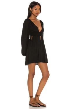 Solana Mini Dress Black 6 Solana Mini Dress Black -Camila coelho Shop INDA WD745 V2