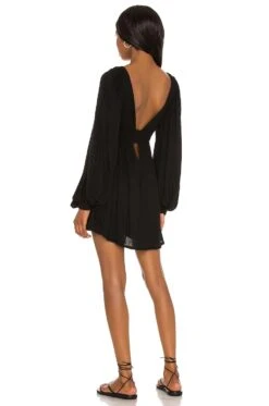 Solana Mini Dress Black 7 Solana Mini Dress Black -Camila coelho Shop INDA WD745 V3