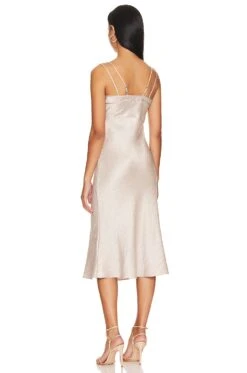 Joie Surene Midi Dress Silver Cloud -Camila coelho Shop JOIE WD571 V3