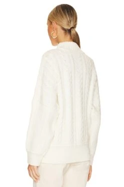 Joie Maja Sweater Porcelain Paisley 8 Joie Maja Sweater Porcelain Paisley -Camila coelho Shop JOIE WK315 V3