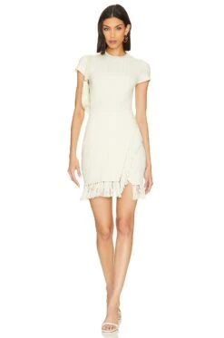 Demitria Mini Dress White -Camila coelho Shop JSKI WD268 V5