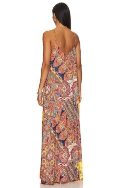 Hartley Trapeze Dress Multi Paisley Scarf -Camila coelho Shop LAGR WD178 V3