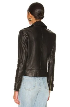 Billie Belted Leather Jacket Black 8 Billie Belted Leather Jacket Black -Camila coelho Shop LAGR WO102 V3