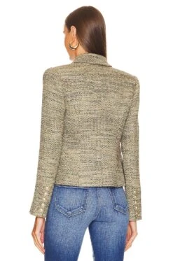 Brooke Double-breasted Crop Blazer Olive Multi 8 Brooke Double-breasted Crop Blazer Olive Multi -Camila coelho Shop LAGR WO163 V3