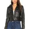 Paloma Leather Jacket Black