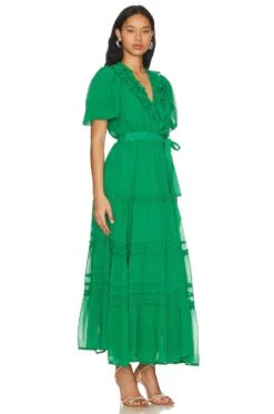 Remy Maxi Dress Kelly Green -Camila coelho Shop LBER WD23 V2