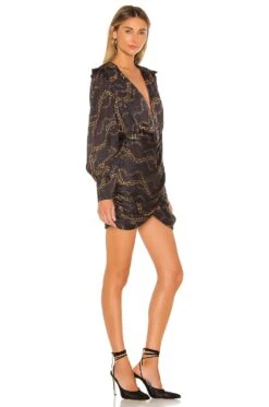 The Joyce Mini Dress Black Chain -Camila coelho Shop LCDE WD326 V2