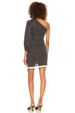 Nola Mini Dress Black Multi Dot -Camila coelho Shop LCDE WD595 V4