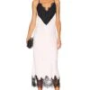 Bodhi Midi Dress White & Black -Camila coelho Shop LCDE WD658 V1