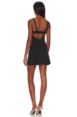 Anoush Knit Mini Dress Black -Camila coelho Shop LCDE WD706 V3