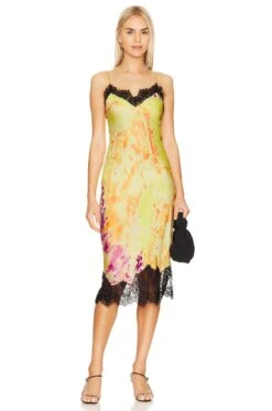 Emilia Midi Dress Multi Vesper Tie Dye