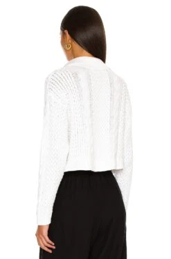 Miles Cable Pullover White -Camila coelho Shop LCDE WK154 V3