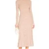 Gaela Knit Dress Camel -Camila coelho Shop LCDE WK197 V1