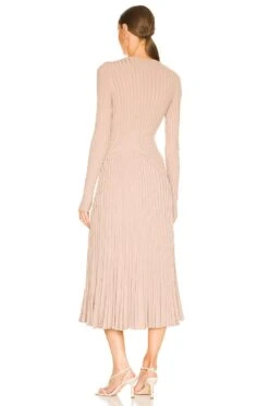 Gaela Knit Dress Camel -Camila coelho Shop LCDE WK197 V3