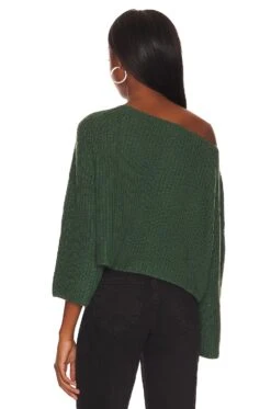 Jaide Off The Shoulder Crop Sweater Dark Green 8 Jaide Off The Shoulder Crop Sweater Dark Green -Camila coelho Shop LCDE WK226 V3