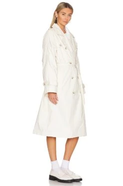 Maisie Trench Coat Bone 8 Maisie Trench Coat Bone -Camila coelho Shop LEAX WO85 V3